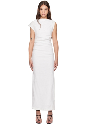 BEC + BRIDGE White Steffi Gather Maxi Dress