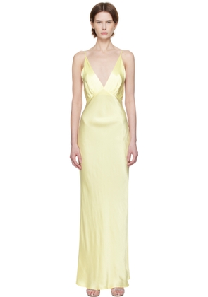 BEC + BRIDGE Yellow Moon Dance V Maxi Dress