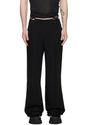 Dion Lee Black V-Wire Trousers