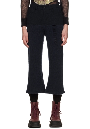 PONDER.ER SSENSE Exclusive Navy Jean Trousers