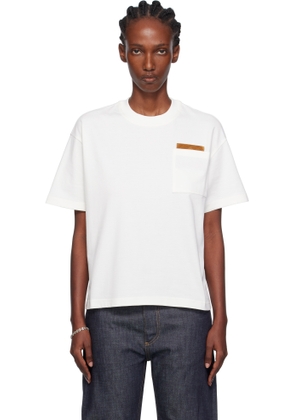 Bottega Veneta Off-White Cotton Jersey T-shirt
