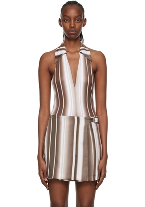 Anne Isabella Brown Recycled Polyethylene Camisole