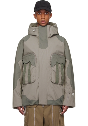 A. A. Spectrum Gray Dadao Padded Jacket