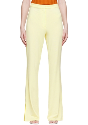 REMAIN Birger Christensen Yellow Jessie Trousers