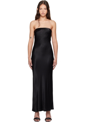 BEC + BRIDGE Black Moon Dance Strapless Maxi Dress