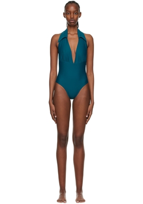 Anne Isabella SSENSE Exclusive Green One-Piece Swimsuit