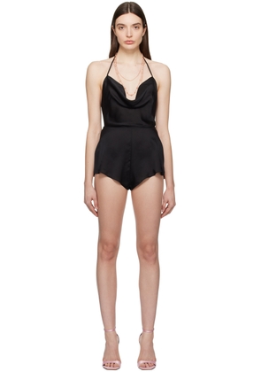 Agent Provocateur Black Eleana Jumpsuit