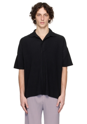 HOMME PLISSÉ ISSEY MIYAKE Black Monthly Color May Polo
