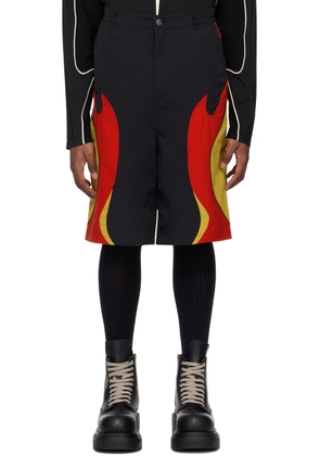 KUSIKOHC Yellow & Black Rider Shorts