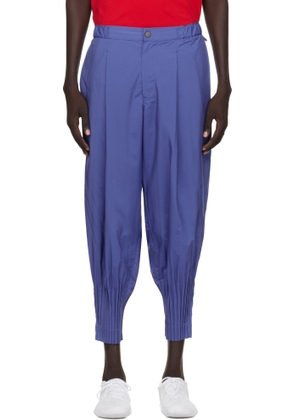 HOMME PLISSÉ ISSEY MIYAKE Blue Cascade Trousers