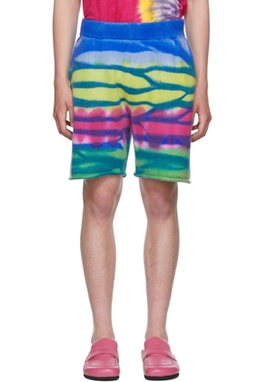 The Elder Statesman Multicolor Frank Shorts