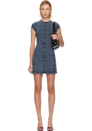 Diesel Blue D-Cupsleeves Minidress