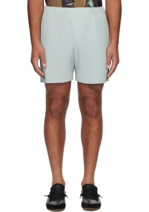 HOMME PLISSÉ ISSEY MIYAKE Blue Monthly Color July Shorts