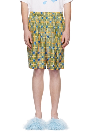 Marni Green Saraband Shorts