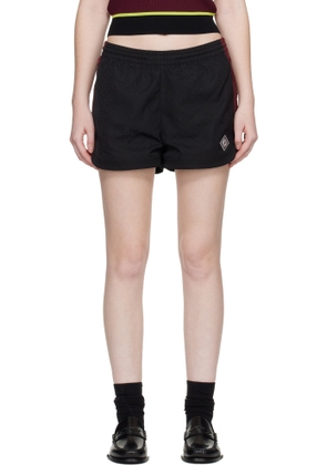 Casablanca Black Nylon Monogram Shorts