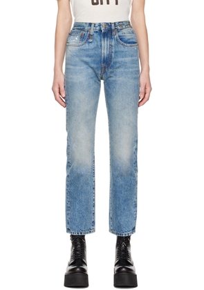 R13 Blue Courtney Slim Jeans