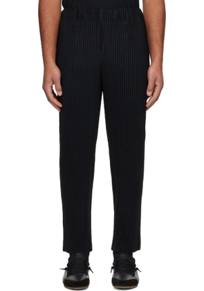 HOMME PLISSÉ ISSEY MIYAKE Black Basics Trousers
