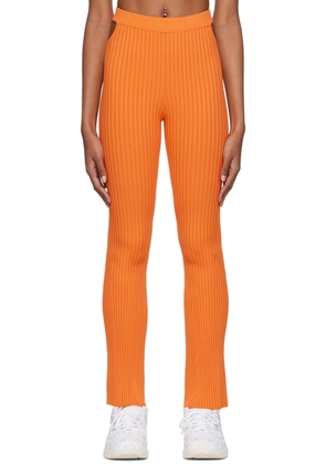 Live the Process Orange Rib Leggings