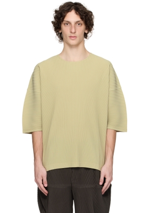 HOMME PLISSÉ ISSEY MIYAKE Green Monthly Color May T-shirt