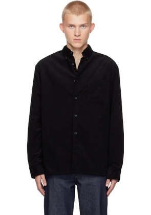 A.P.C. Black Mateo Logo Shirt