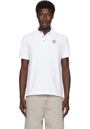 Canada Goose White Beckley Polo