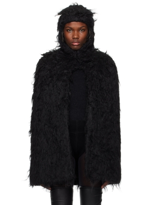 Rick Owens Black Porterville Cape Jacket