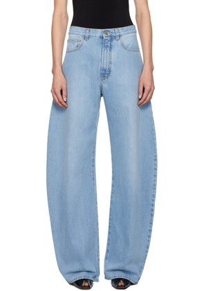 ALAÏA Blue Round Jeans