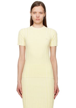 Maison Kitsuné Yellow Baby Fox T-Shirt