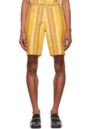 Theophilio SSENSE Exclusive Orange Shorts