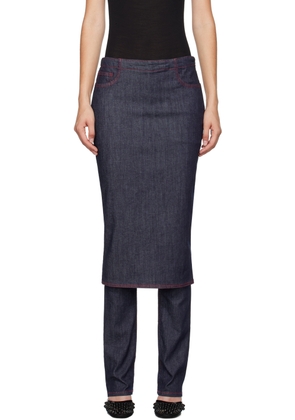 ALAÏA Blue Skirt Jeans