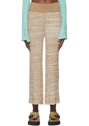 Valentine Witmeur Lab Beige Viscose Trousers