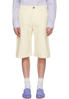 WOOD WOOD Off-White Robbie Shorts