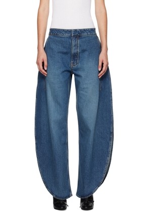 ALAÏA Blue Round Jeans