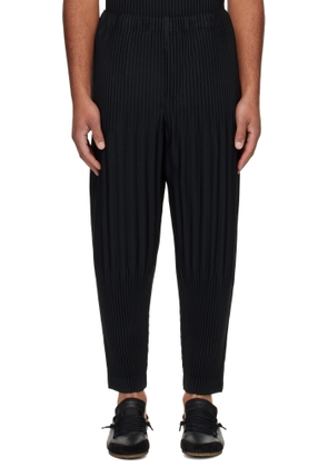 HOMME PLISSÉ ISSEY MIYAKE Black Basics July Trousers