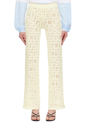 GCDS Off-White Monogram Trousers