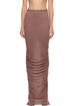 Rick Owens Lilies Purple Concordians Eva Maxi Skirt