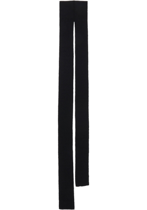 a.v. vattev Black Skinny Double Scarf