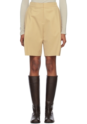 AMOMENTO Beige Garconne Shorts
