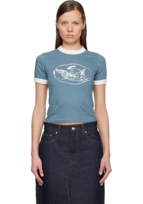 Carhartt Work In Progress Blue Reminiscing Ringer T-shirt