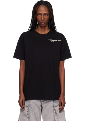 Carhartt Work In Progress Black Punched T-shirt