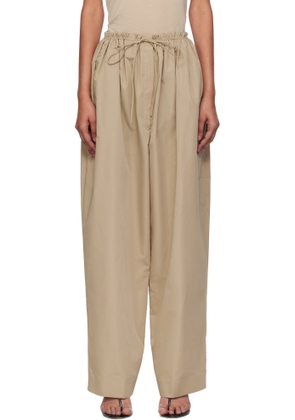GIA STUDIOS Beige Catalina Trousers