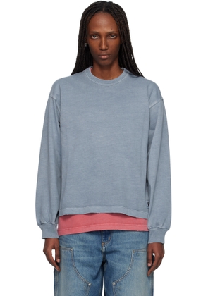 Carhartt Work In Progress Blue Long Sleeve Torion T-shirt