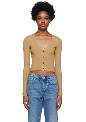 rag & bone Beige Rib Cardigan