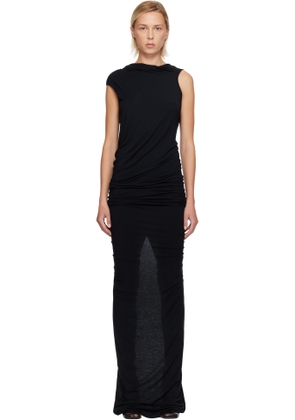 Rick Owens Lilies Black Concordians Eva Maxi Dress