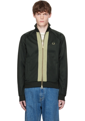 Fred Perry Green Chenille Tape Track Jacket