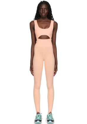 Live the Process Pink Cutout Bodysuit