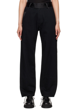 UNDERCOVER Black Painter Drill Jeans