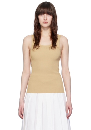 3.1 Phillip Lim Khaki Scoop Tank Top