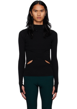 Dion Lee Black Interlink Turtleneck