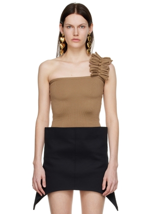 FIDAN NOVRUZOVA Beige Aysha Tank Top